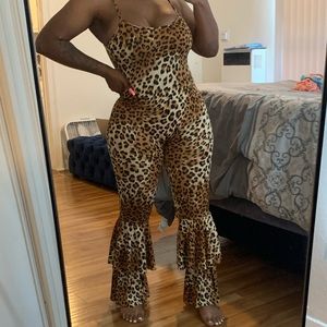 Cheetah jumpsuit